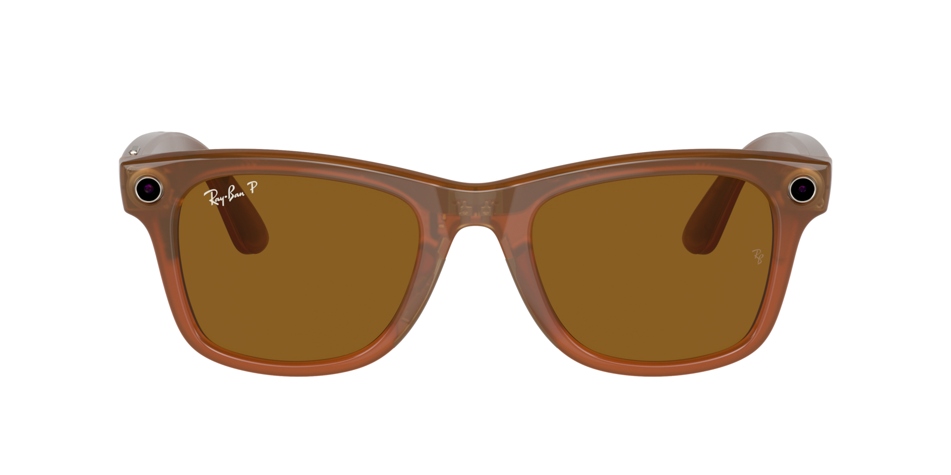 Ray-Ban Meta 4008 670683 Shiny Caramel AI Glasses