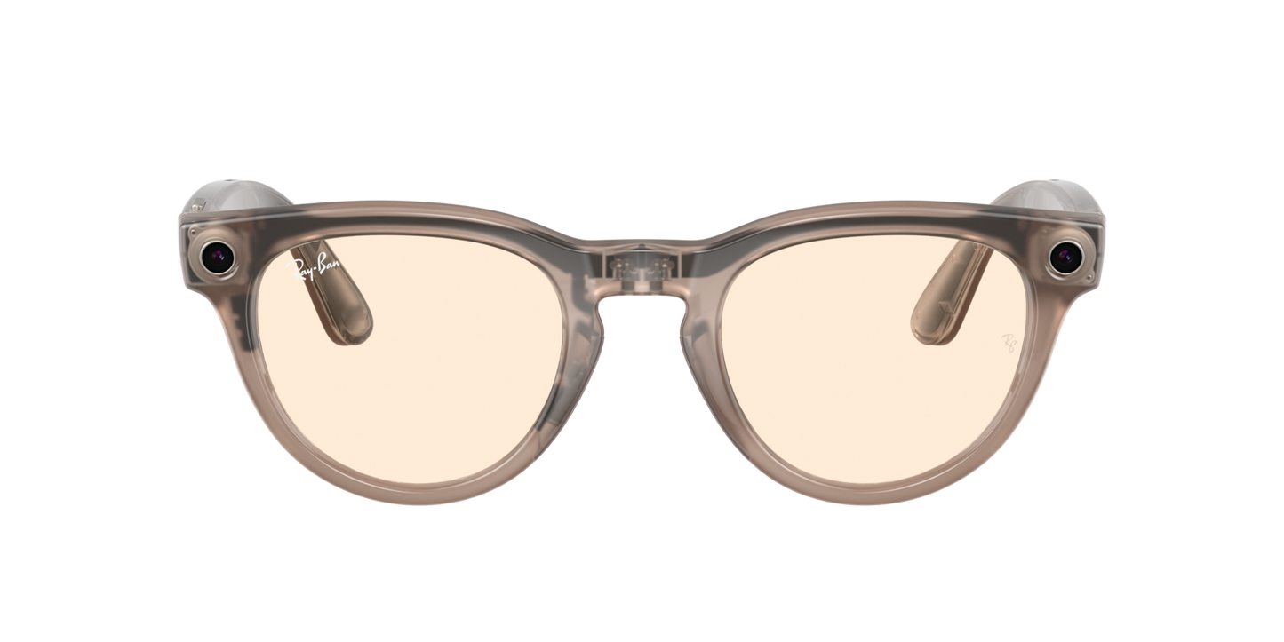 Ray-Ban Meta 4009 6705ZX Warm Stone AI Glasses