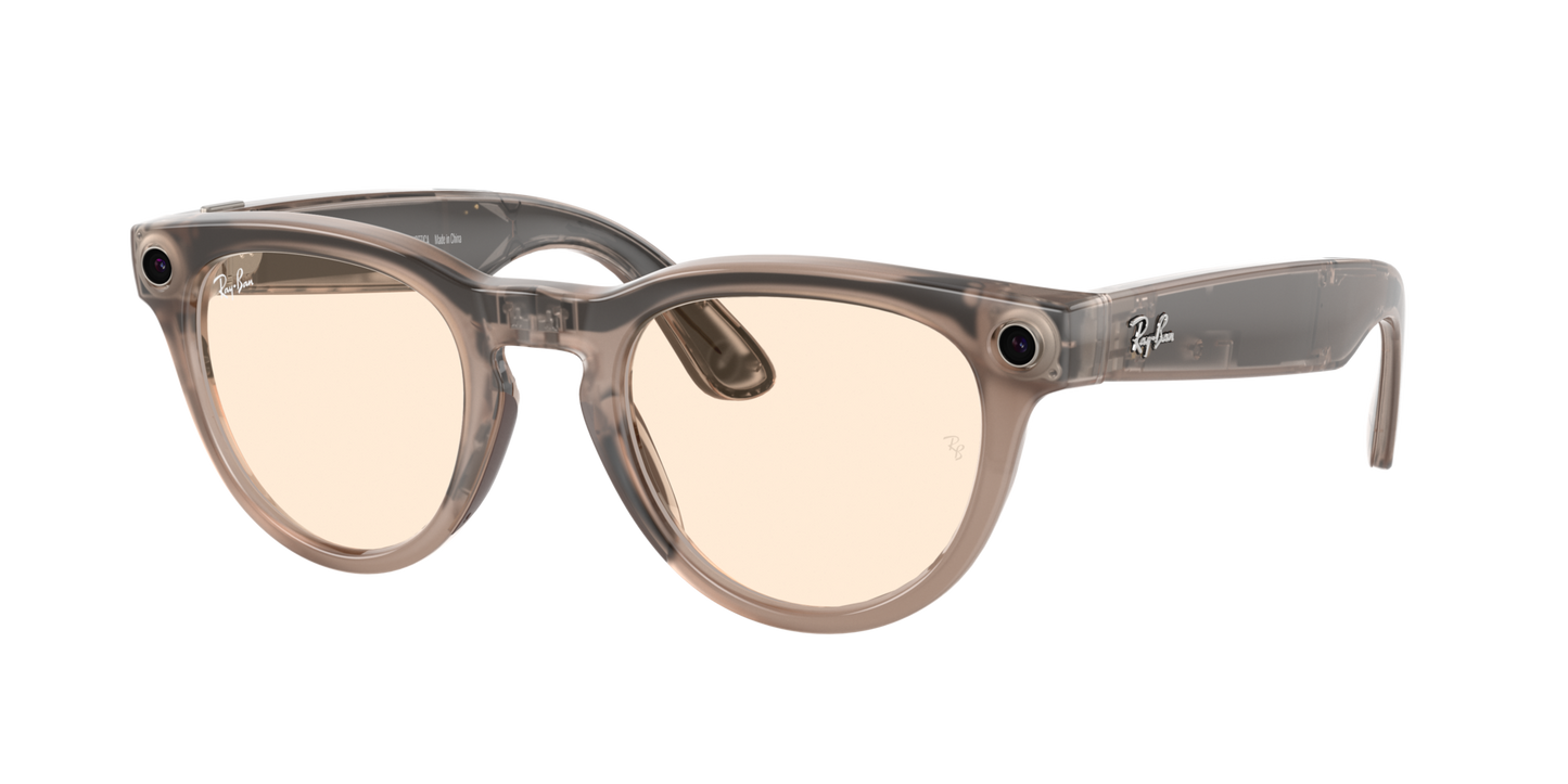 Ray-Ban Meta 4009 6705ZX Warm Stone AI Glasses — view 2