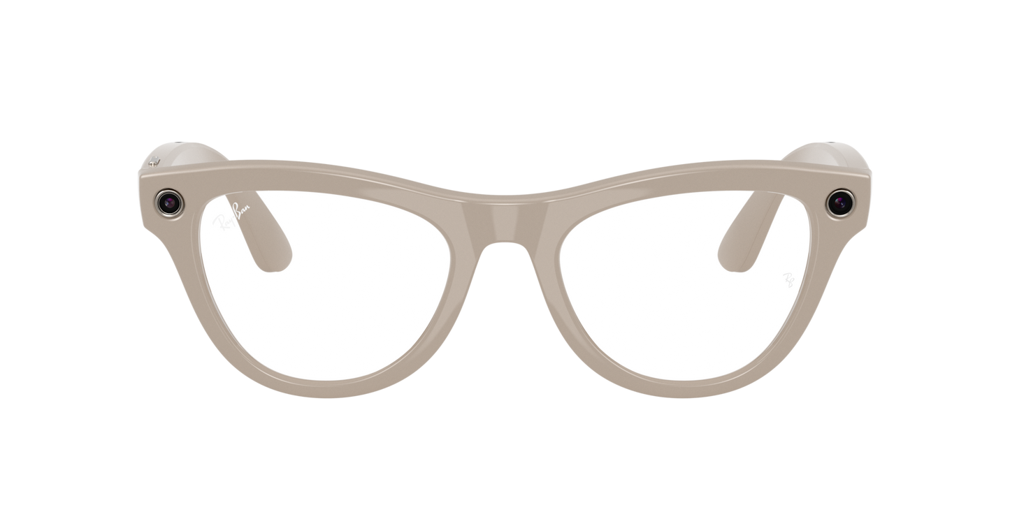 Ray-Ban Meta 4014 6700MF Chalky Grey AI Glasses