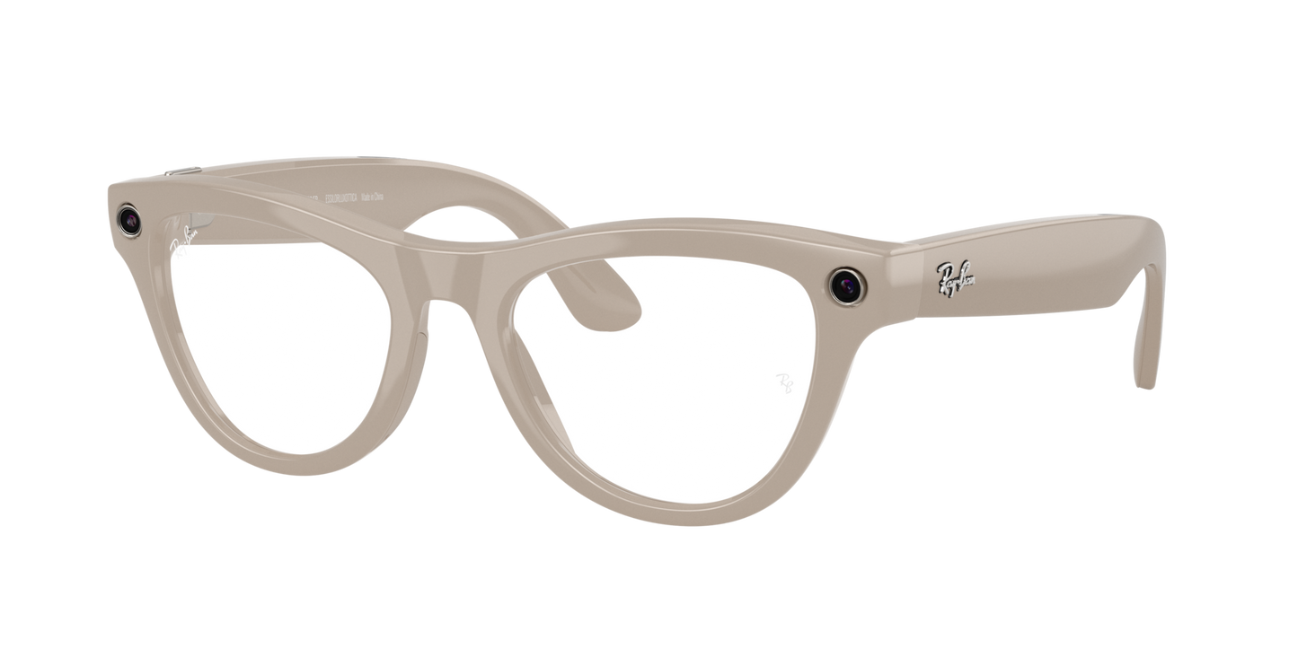 Ray-Ban Meta 4014 6700MF Chalky Grey AI Glasses — view 2